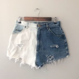 Custom Vintage mom jean cutoffs